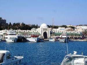Mandraki Harbor, Excursions of Rhodes from cruise ship 