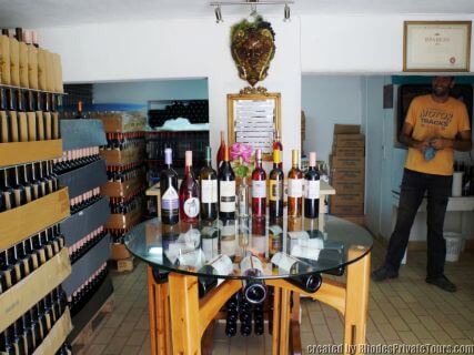 Rhodes wine tour