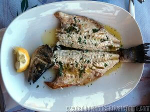 Greek Traditional Food in Rhodes