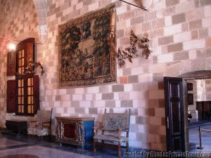 Rhodes Tours, the interior of the Palace