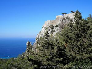 The castle of Monolithos, Rhodes on your own from cruise ship 