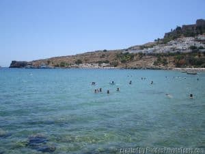 Playa de LINDOS Rodas Grecia