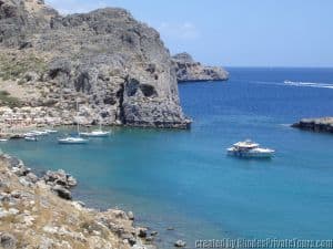 St. Paul's Bay, Lindos, Rhodes Greece, Tours of Rhodes