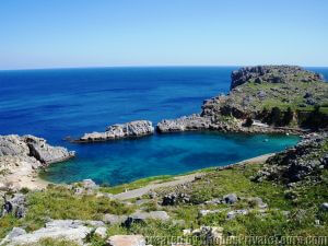 View of St Paul's Bay, Executive Tours in Rhodes Greece
