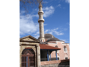 The sixteenth century Suleiman Mosque, rhodes on your own from cruise ship 