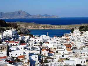 The white houses of Lindos, Rhodes Taxi Tour