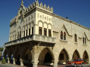 Administration Building, Rhodes tours from cruise ship 