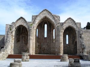 Our Lady of the Burg, Tour of Rhodes