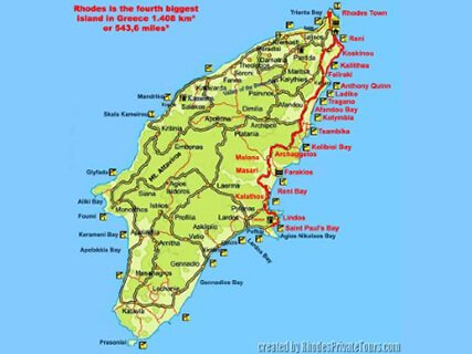 Route Map of Tour DT11