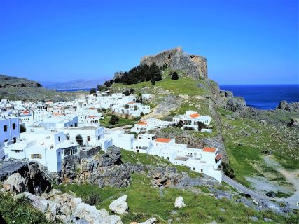 White Houses in Lindos Village, Lindos Tours from Rhodes