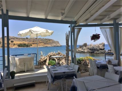 Charaki Village, Seaside Restaurant, Rhodes Custom Private Tours