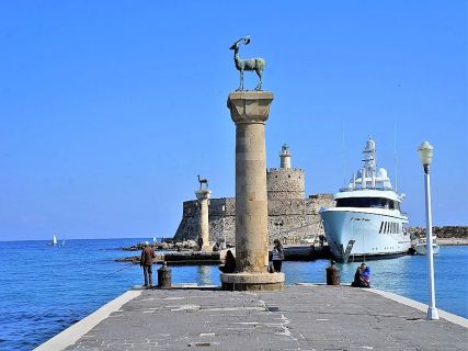 Mandraki port, Tours for Seniors in Rhodes
