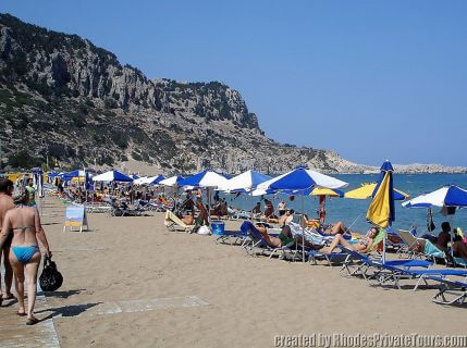 Tsambika Beach in Rhodes Greece