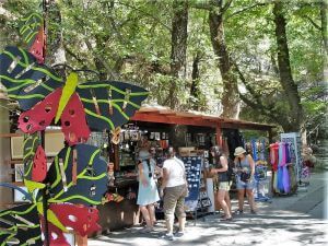 Gift shops, Butterflies Valley, Rhodes Tour 