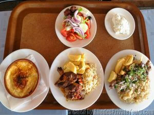 Typical Greek Menus in Rhodes
