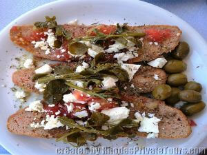 Greek Cuisine in Rhodes
