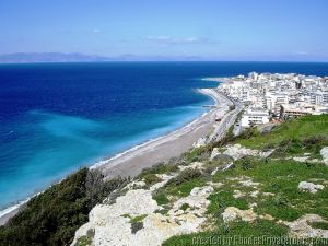 Panoramic view of Rhodes Town, Rhodes allure tour