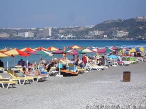 Greece Rhodes Ialyssos Beach, Rhodes shore excursions