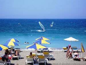 Ixia Beach Rhodes Greece
