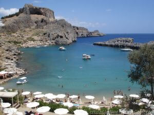 St Paul's Bay Rhodes Greece