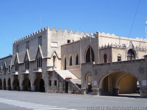 The Administration building, Rhodes Port Excursions  