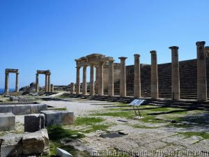 Hellenistic Stoa and Propylaea Stairway,  Rhodes Lindos Tour