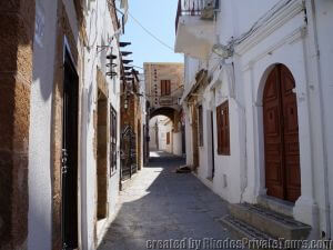 Lindos Village, Rhodes on your own from cruise ship 