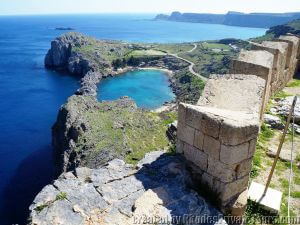 View of St Paul's Bay, Rhodes Executive Port Excursions
