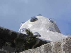 The dome of the Turkish Bath - Hammam, rhodes tours from cruise ship 