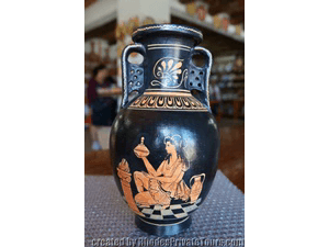 Red figure pottery Greek