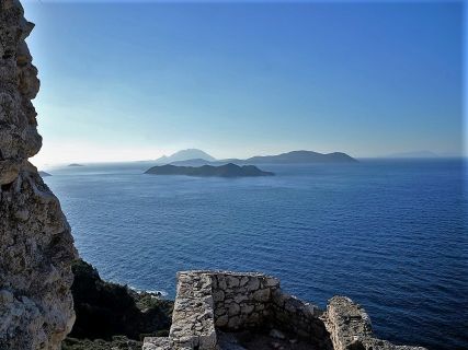 Landscape natural beauty of Rhodes Greece