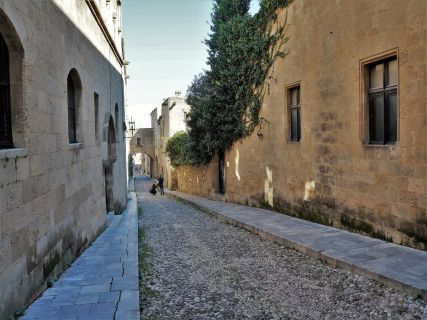 At the top of the Street of the Knights are the ruins of Saint John’s church