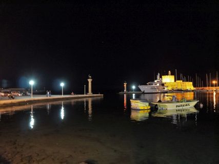 Evening private walking tour in Rhodes Town