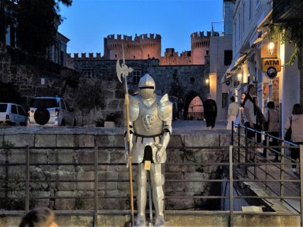 Night life in Rhodes Town